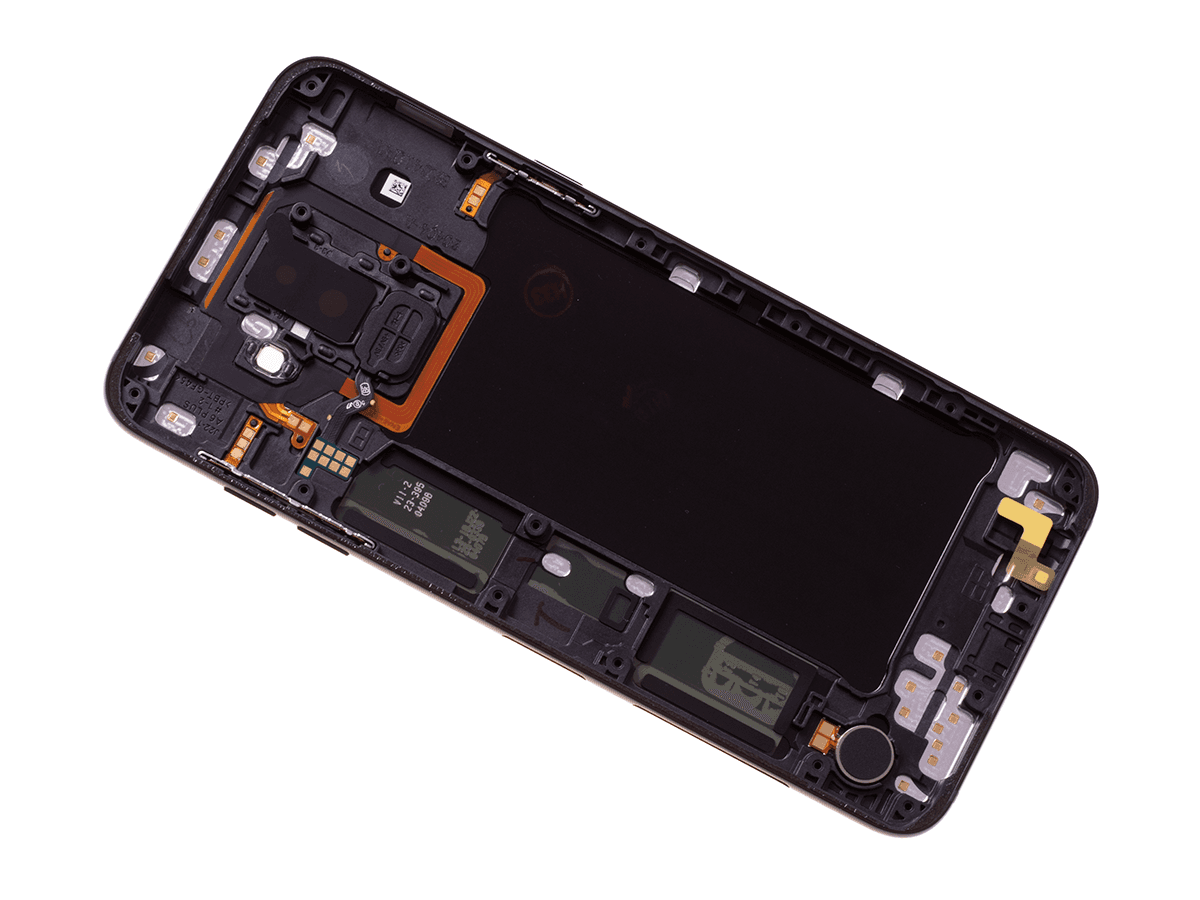Klapka baterii Samsung SM-A605 Galaxy A6 Plus (2018) czarna + szkiełko kamery