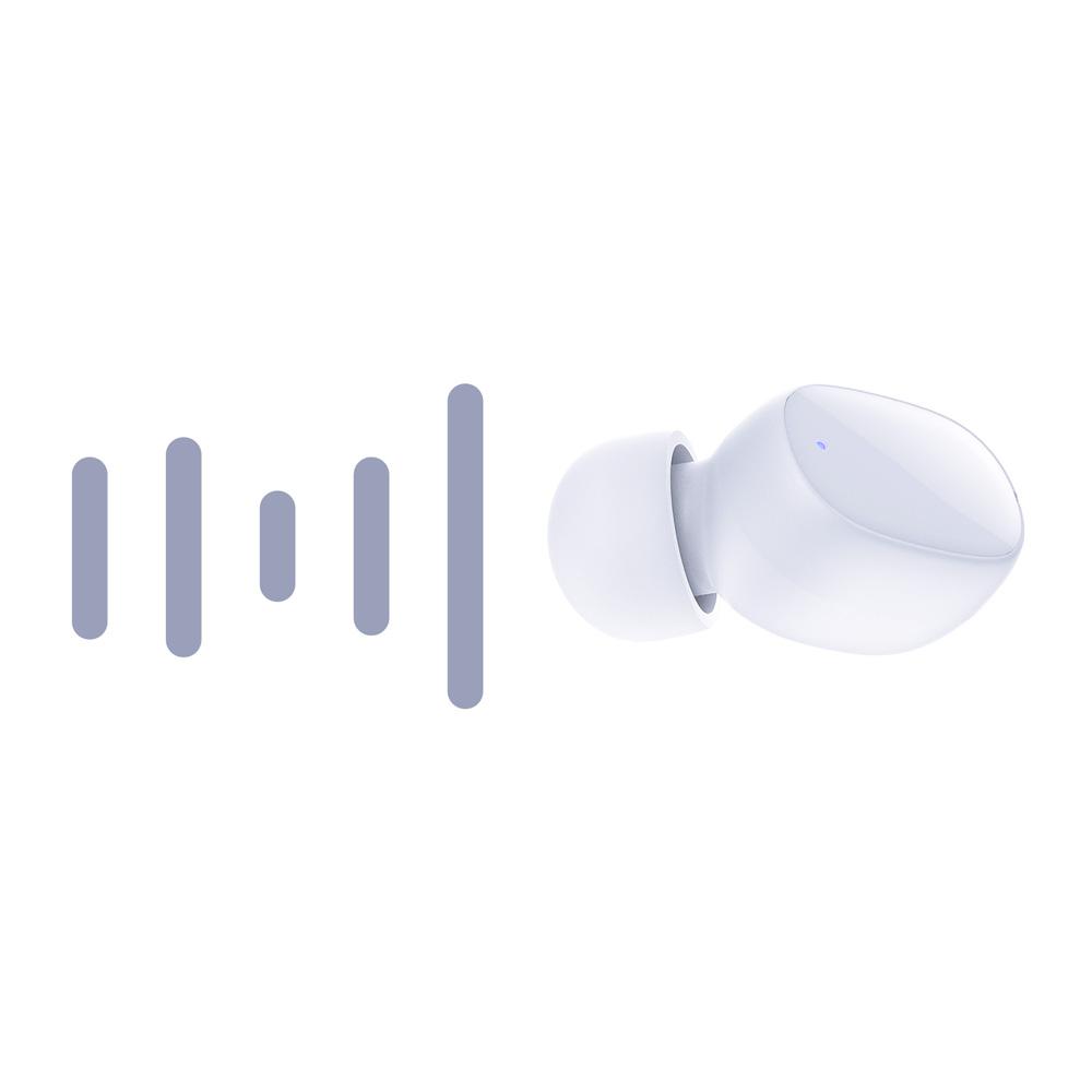 3mk Słuchawki bezprzewodowe - FlowBuds - białe